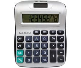 Calculadora MJ Cinza - 1688A