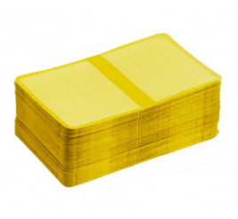 Carteirinha 3x4 com 100 Amarelo