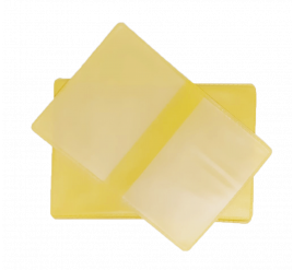 Carteirinha 5x7 Amarelo com 100 