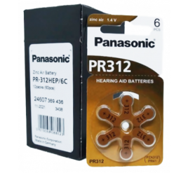 Pilha para Aparelho auditivo Panasonic 312