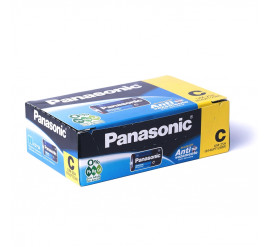 Pilha Panasonic C Média Comum - Bandeja Com 24 Pilhas
